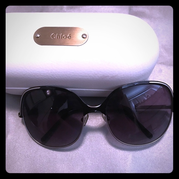 Chloe Accessories - Chloe 61mm Oversized Gradient Lens Sunglasses